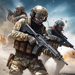 BattleStrike Commando Gun Game simgesi